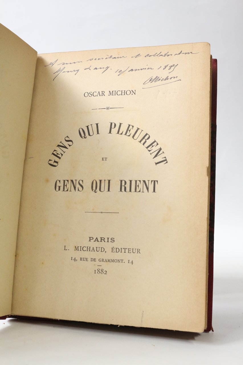 Gens qui pleurent et gens qui rient