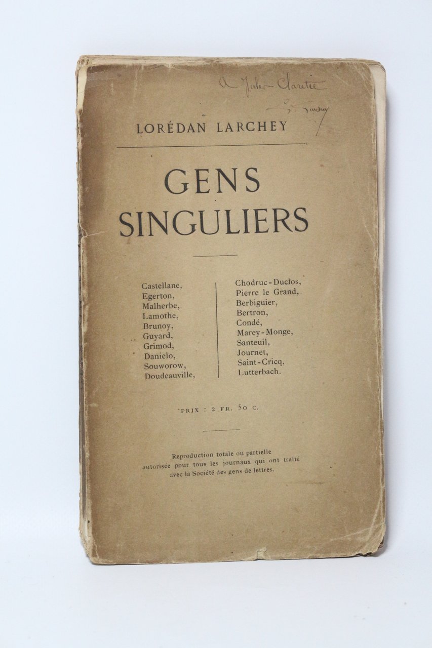 Gens singuliers