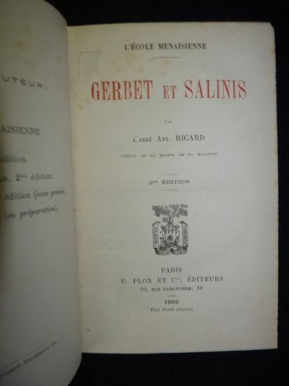 Gerbet et Salinis