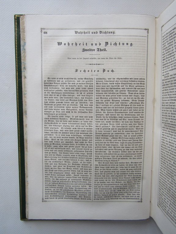 Goethe's poetische und prosaische werke in zwei banden. [Oeuvres complètes]