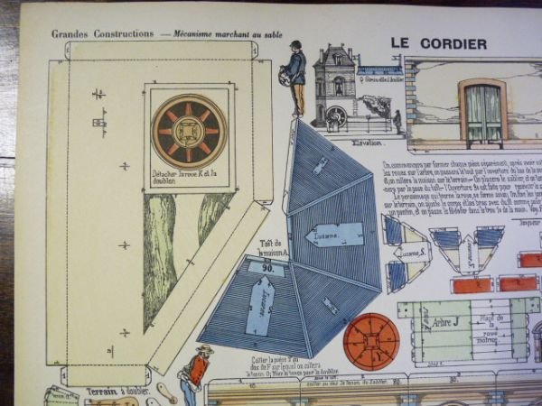 Grandes constructions - Mécanisme marchant au sable : Le Cordier. …