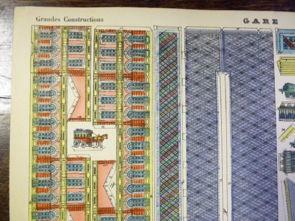 Grandes constructions : Gare. Imagerie d'Épinal Pellerin n°158