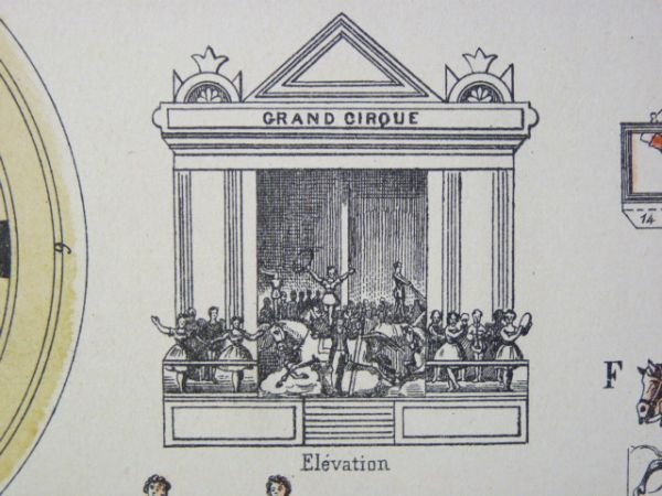 Grandes constructions : Grand cirque. Imagerie d'Épinal Pellerin n°505.