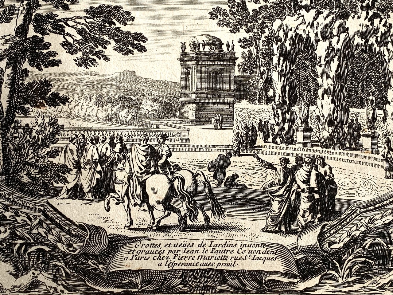 Grottes & veües de Jardins inventées et gravées par Jean …
