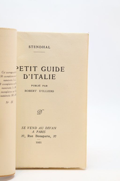 Guide à l'usage d'un voyageur en Italie