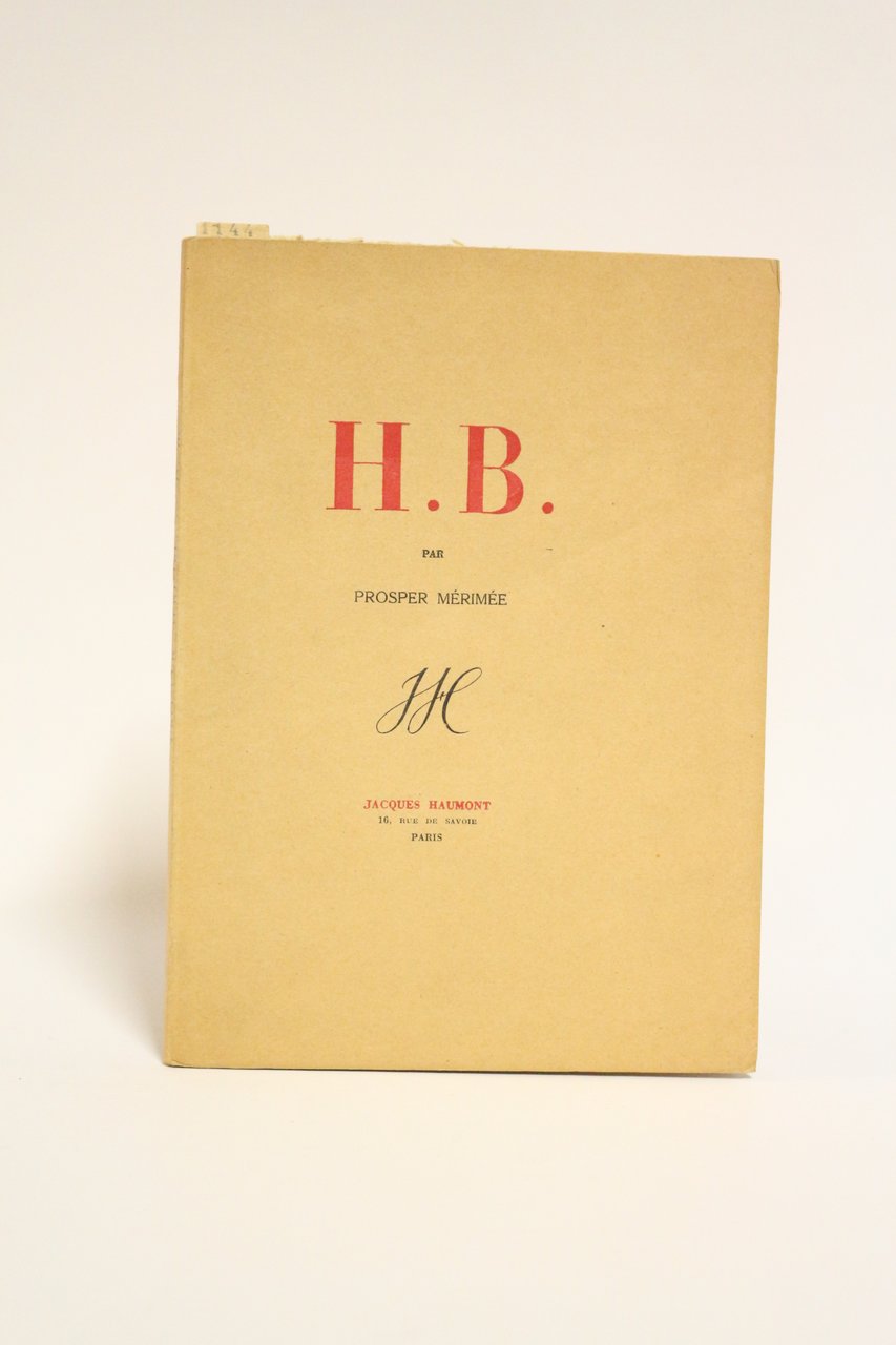 H.B. par un des quarante