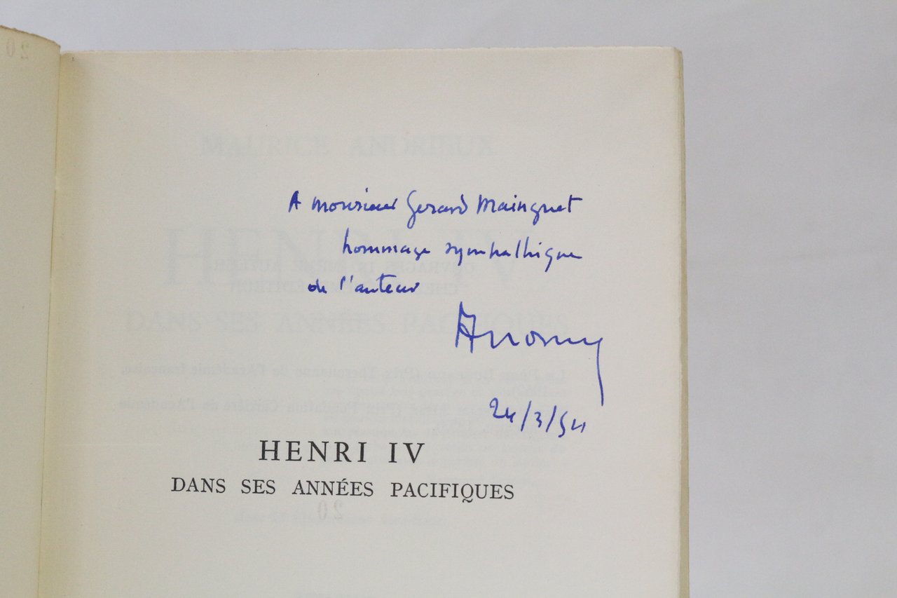 Henri IV dans ses années pacifiques