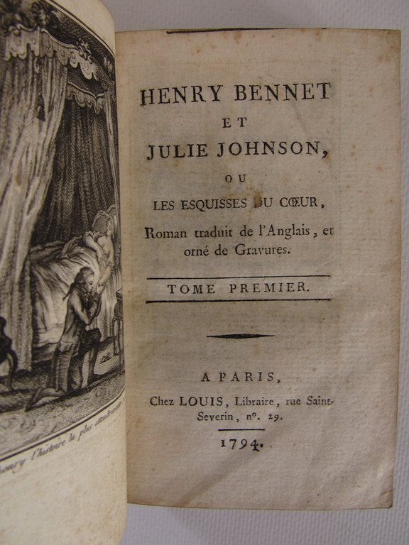 Henry Bennet et Julie Johnson, ou les esquisses du coeur, …