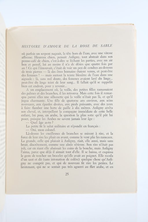 Histoire d'Amour de la Rose de Sable
