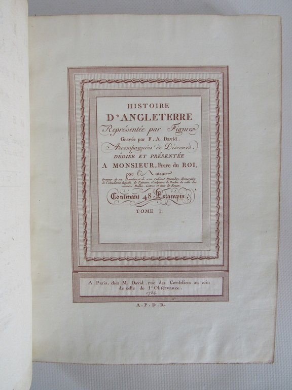 Histoire d'Angleterre représentée par figures