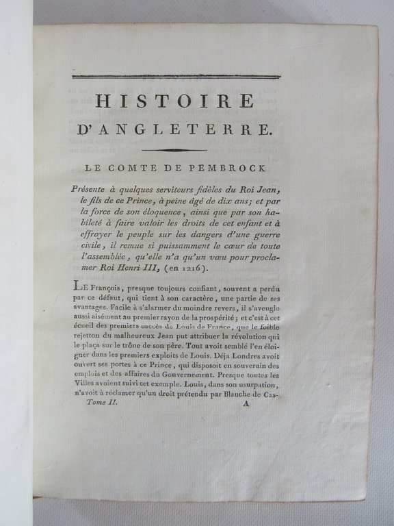 Histoire d'Angleterre représentée par figures