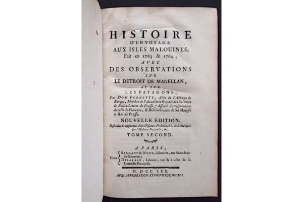 Histoire d'un voyage aux isles Malouines, fait en 1763 & …