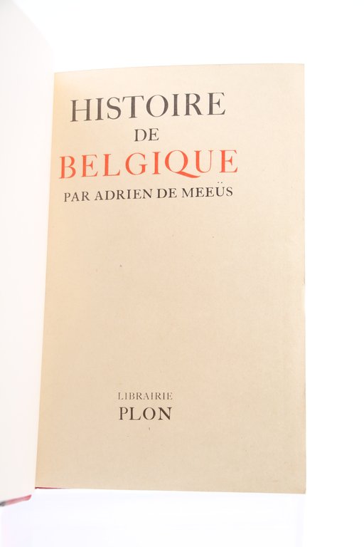 Histoire de Belgique