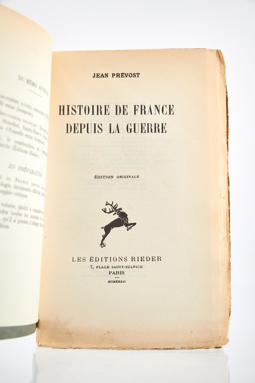 Histoire de France depuis la guerre