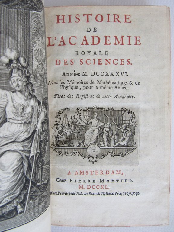 Histoire de l'Académie royale des sciences. Année 1736
