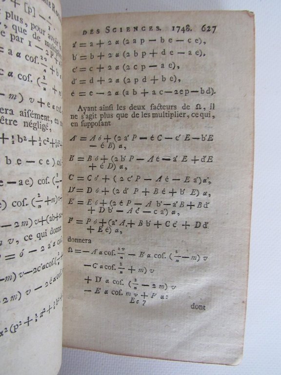 Histoire de l'Académie royale des sciences. Année 1748