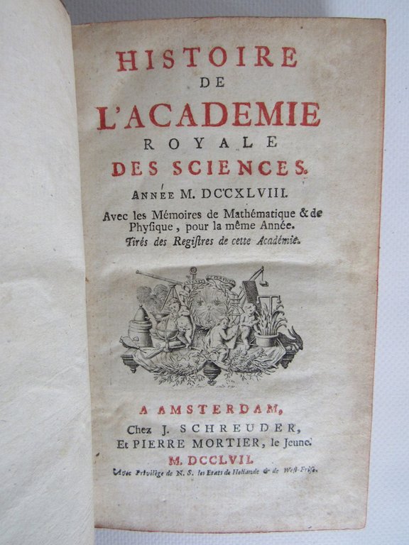 Histoire de l'Académie royale des sciences. Année 1748