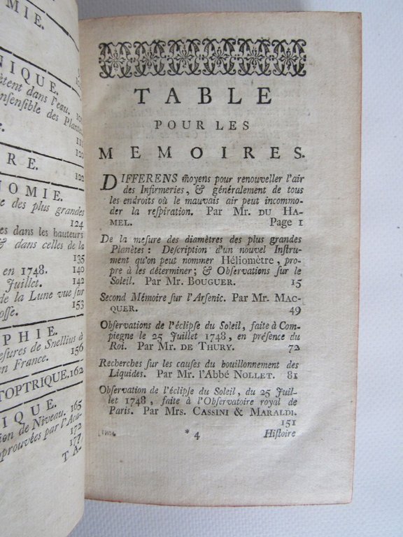 Histoire de l'Académie royale des sciences. Année 1748