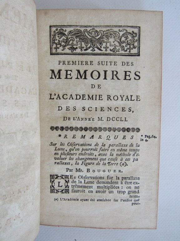 Histoire de l'Académie royale des sciences. Année 1751