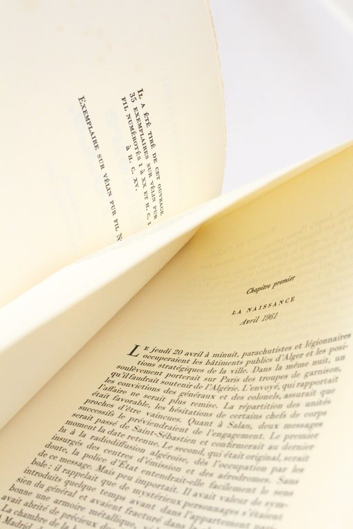 Histoire de l'O.A.S. Tome I (seul paru)