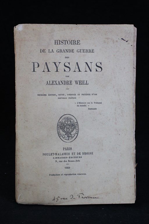 Histoire de la grande guerre des paysans