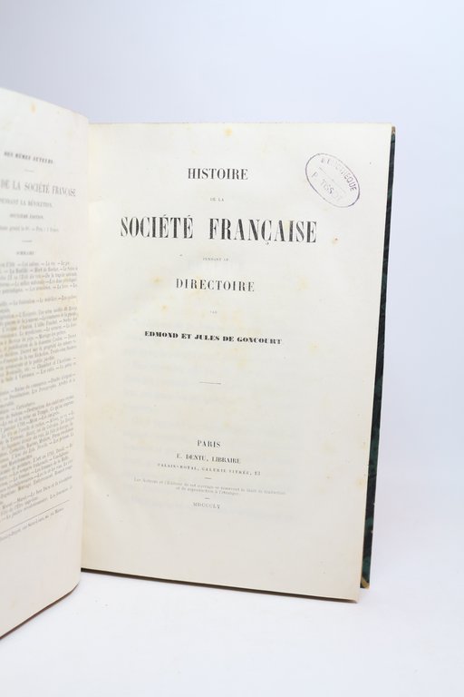 Histoire de la société française pendant le Directoire