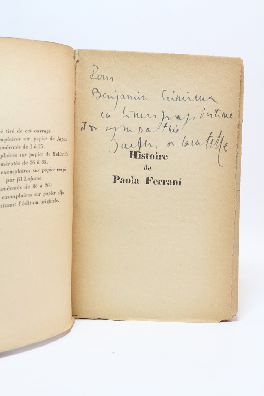 Histoire de Paola Ferrani