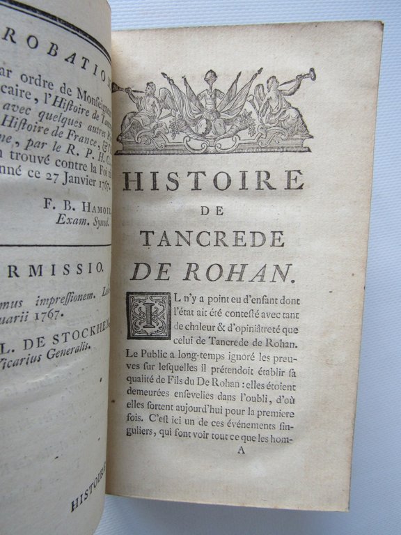 Histoire de Tancrede de Rohan, avec quelques autres pieces concernant …