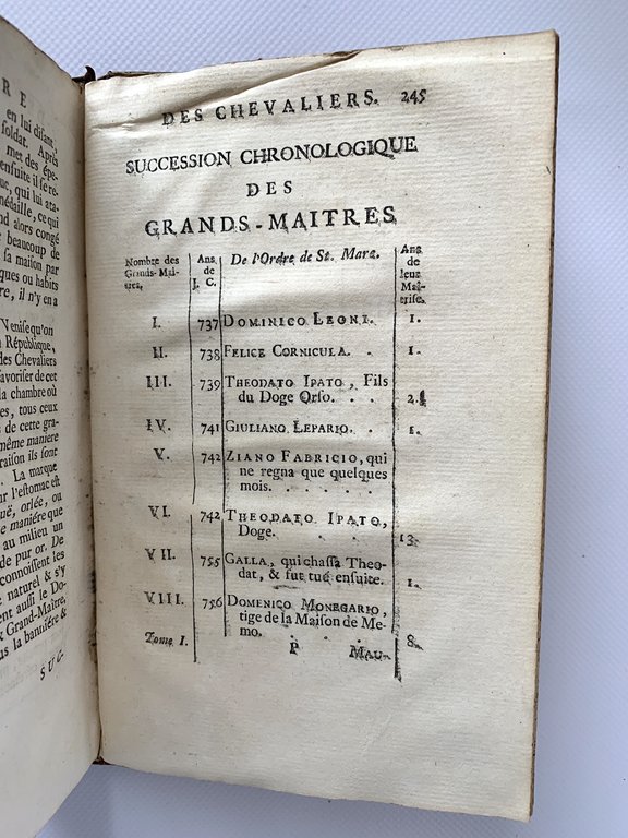 Histoire des ordres militaires ou des chevaliers, des milices seculieres …