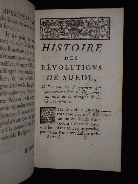 Histoire des révolutions de Suède