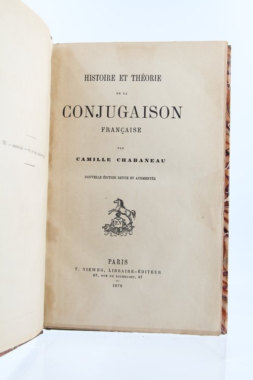 Histoire et théorie de la conjugaison française