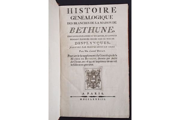 Histoire généalogique des branches de la maison de Béthune, existantes …