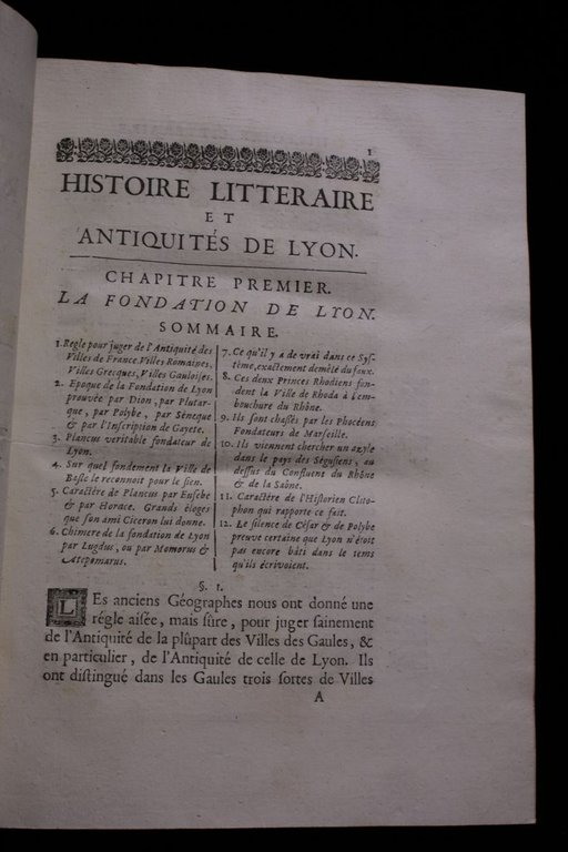 Histoire littéraire de la ville de Lyon avec une bibliothèque …