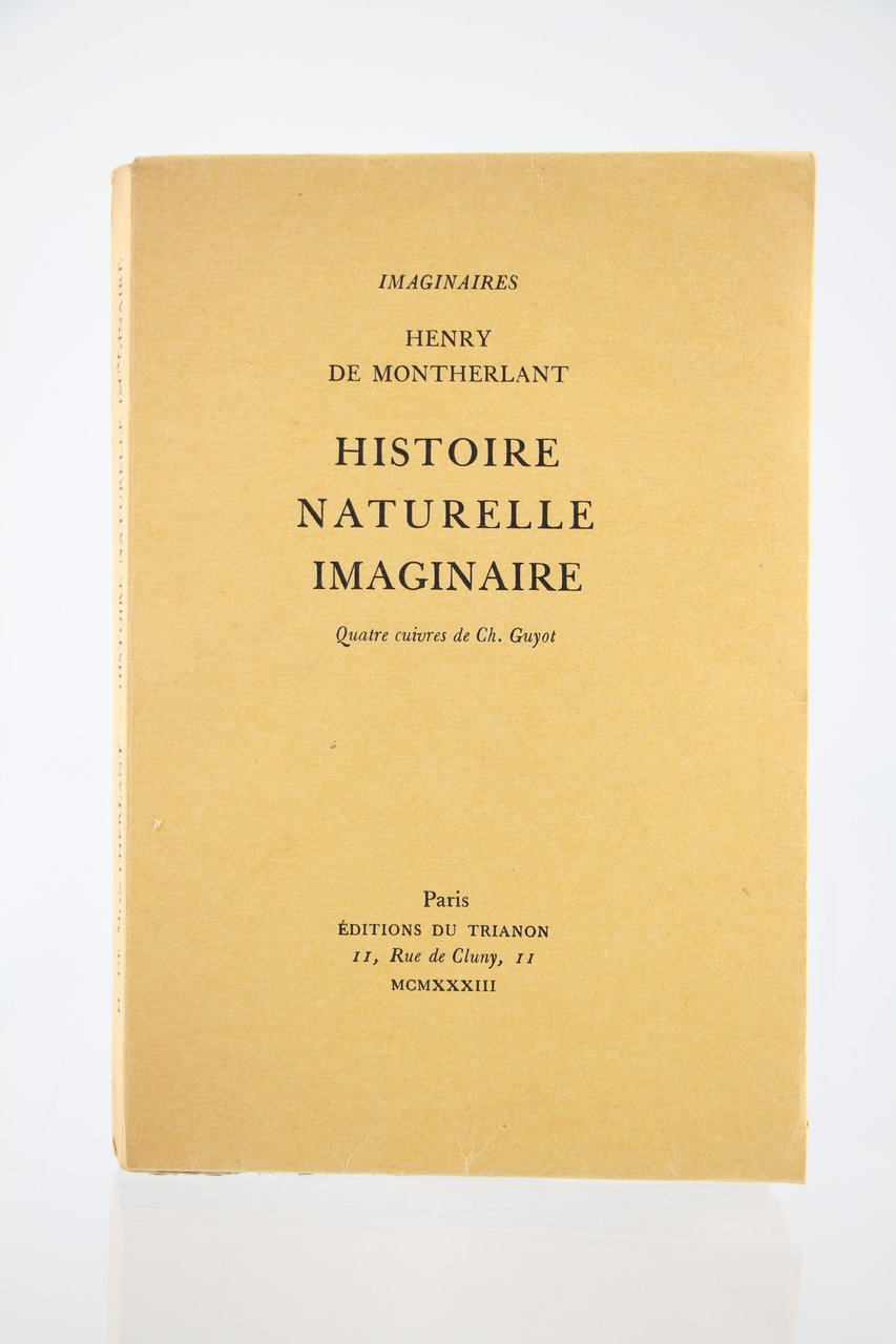 Histoire Naturelle imaginaire