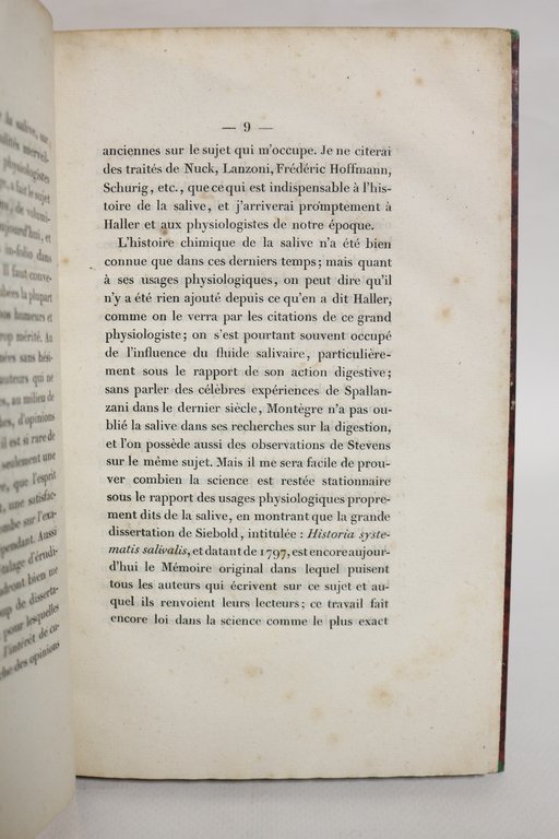 Histoire physiologique et pathologique de la salive considérée particulièrement sous …