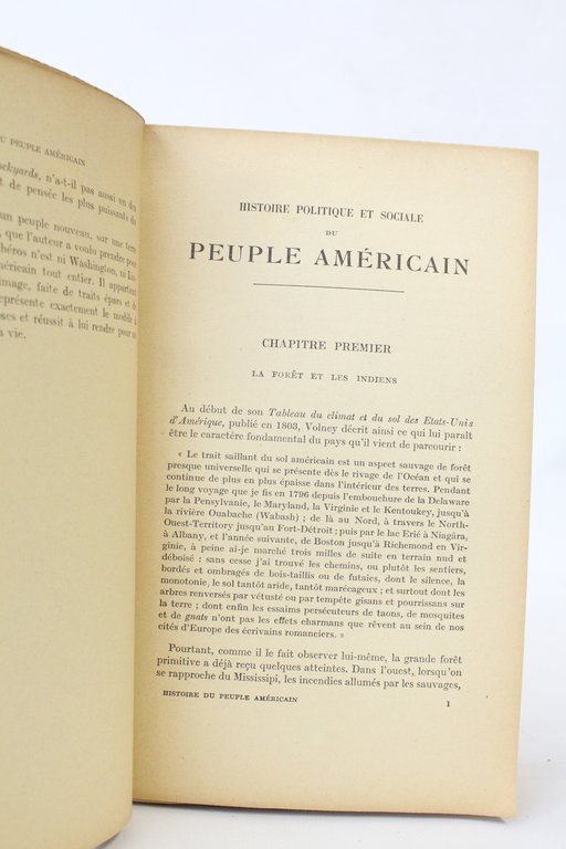 Histoire politique et sociale du peuple américain