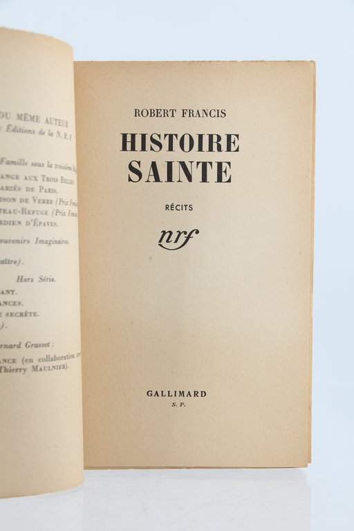 Histoire sainte