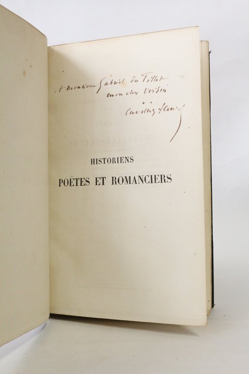 Historiens poëtes et romanciers