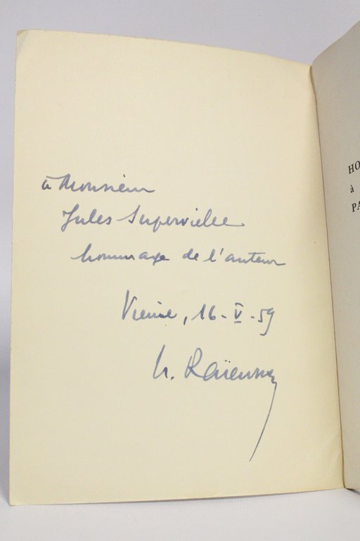 Hommage expiatoire à Pasternak