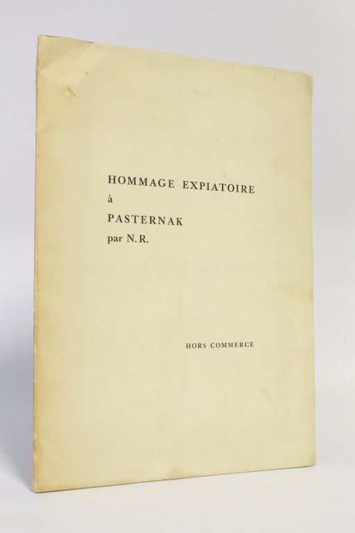 Hommage expiatoire à Pasternak