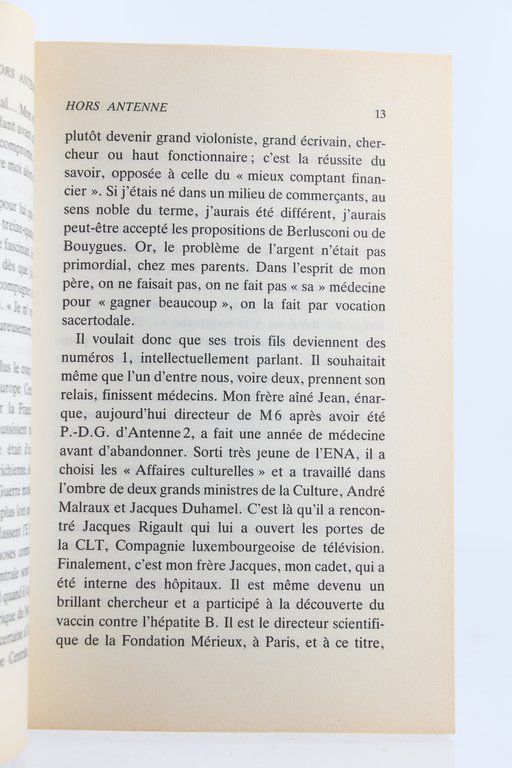 Hors Antenne. Conversations avec Maurice Achard