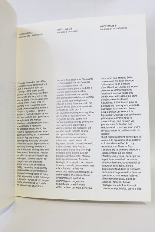 Hugh Weiss. Painting dipinti peintures 1951-1954 - 1991-1994