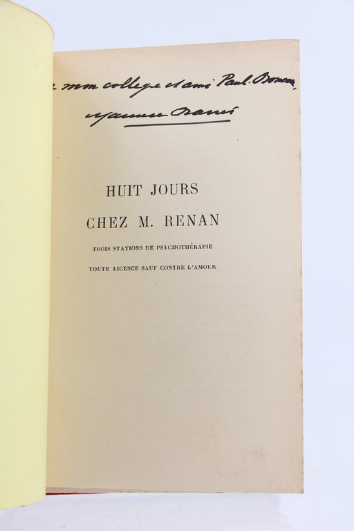 Huit Jours chez M. Renan