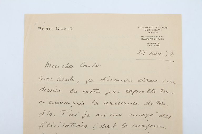 . je suis né le 11 novembre. Ton fils le …