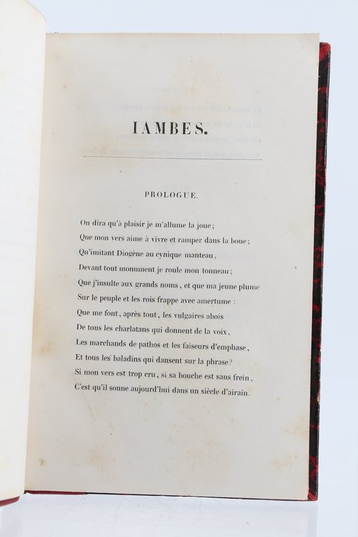 Iambes et poèmes