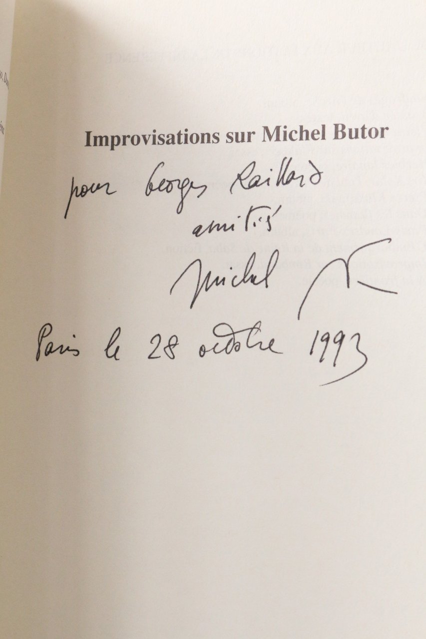 Improvisations sur Michel Butor