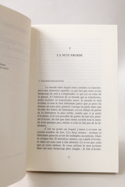 Improvisations sur Michel Butor
