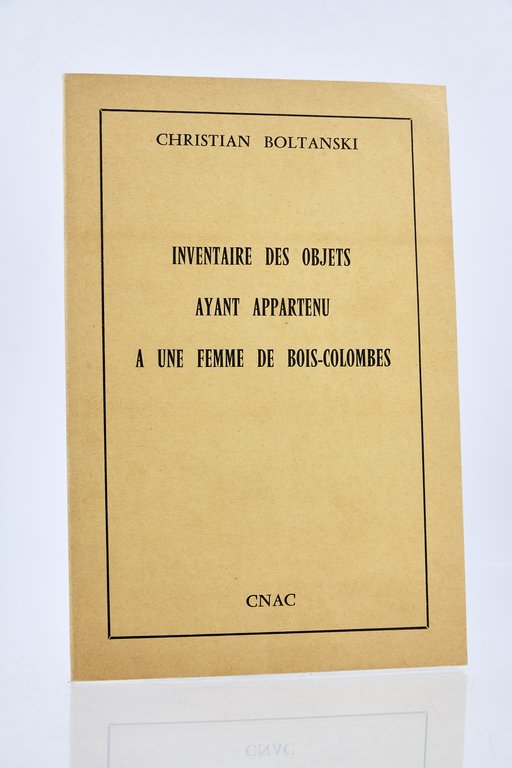 Inventaire des objets ayant appartenu à une Femme de Bois-Colombes