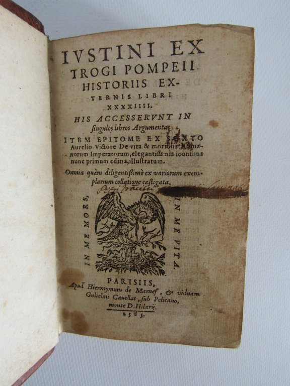 Iustini ex Trogi Pompeii historiis externis libri XXXXIIII