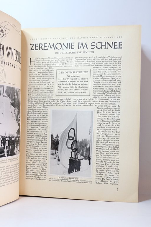 [JEUX OLYMPIQUES DE 1936] Olympia 36. Band I : Die …